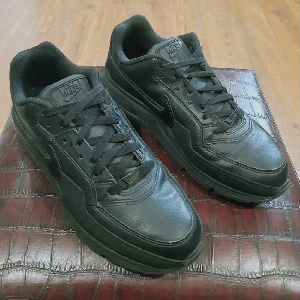 Size 9.5 - Nike Air Max LTD Limited 3 Triple Black 687977-020 Sneakers